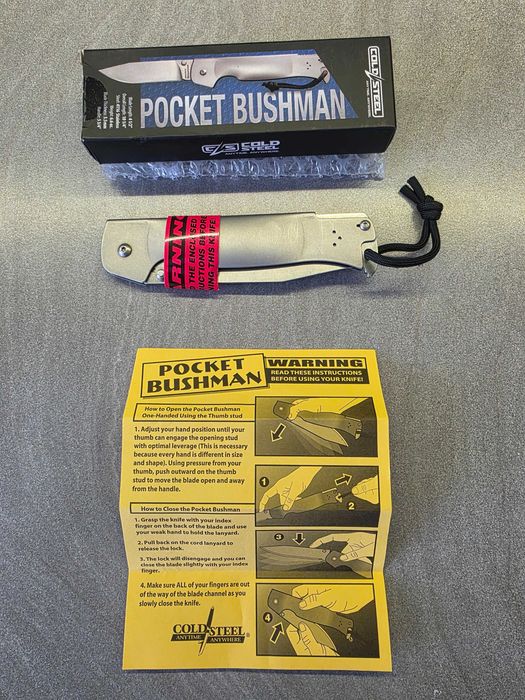 Nóż składany Cold Steel Pocket Bushman