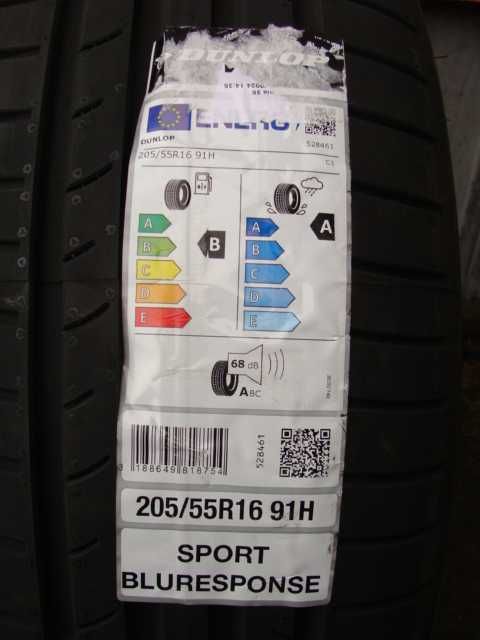 NOWE 205/55 R16 Dunlop Sport bluresponse