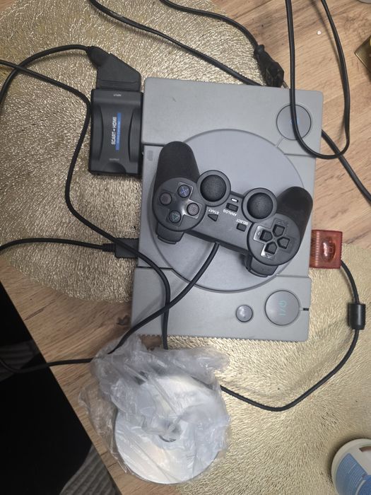 Konsola PSX przerobiona, przejściówka na HDMI, pad, karta pamięci