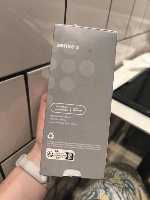 Fitbit Sense 2 — Novo, Selado, Original (Sem Fatura)