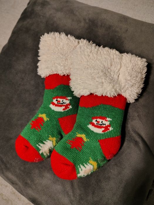 Dziecięce karpetki świąteczne r. 15-18