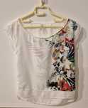 Bluzka Bershka koszulka M 38 36 zwiewna w kwiaty boho