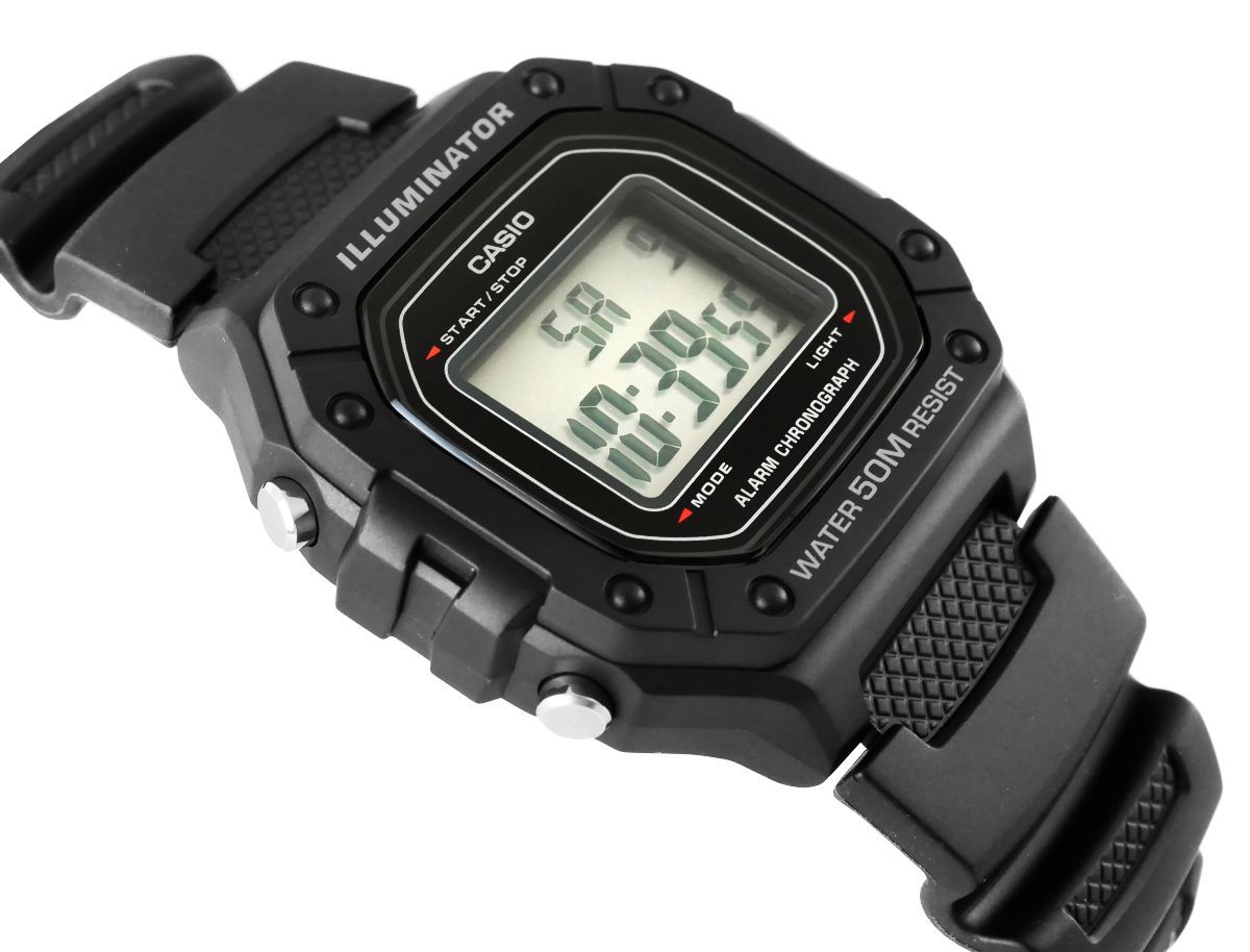 zegarek męski casio w-218h-1avef + box