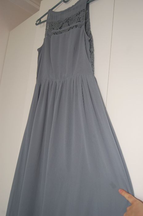 Sukienka maxi H&M 36/S Świadkowa / ślub / wesele