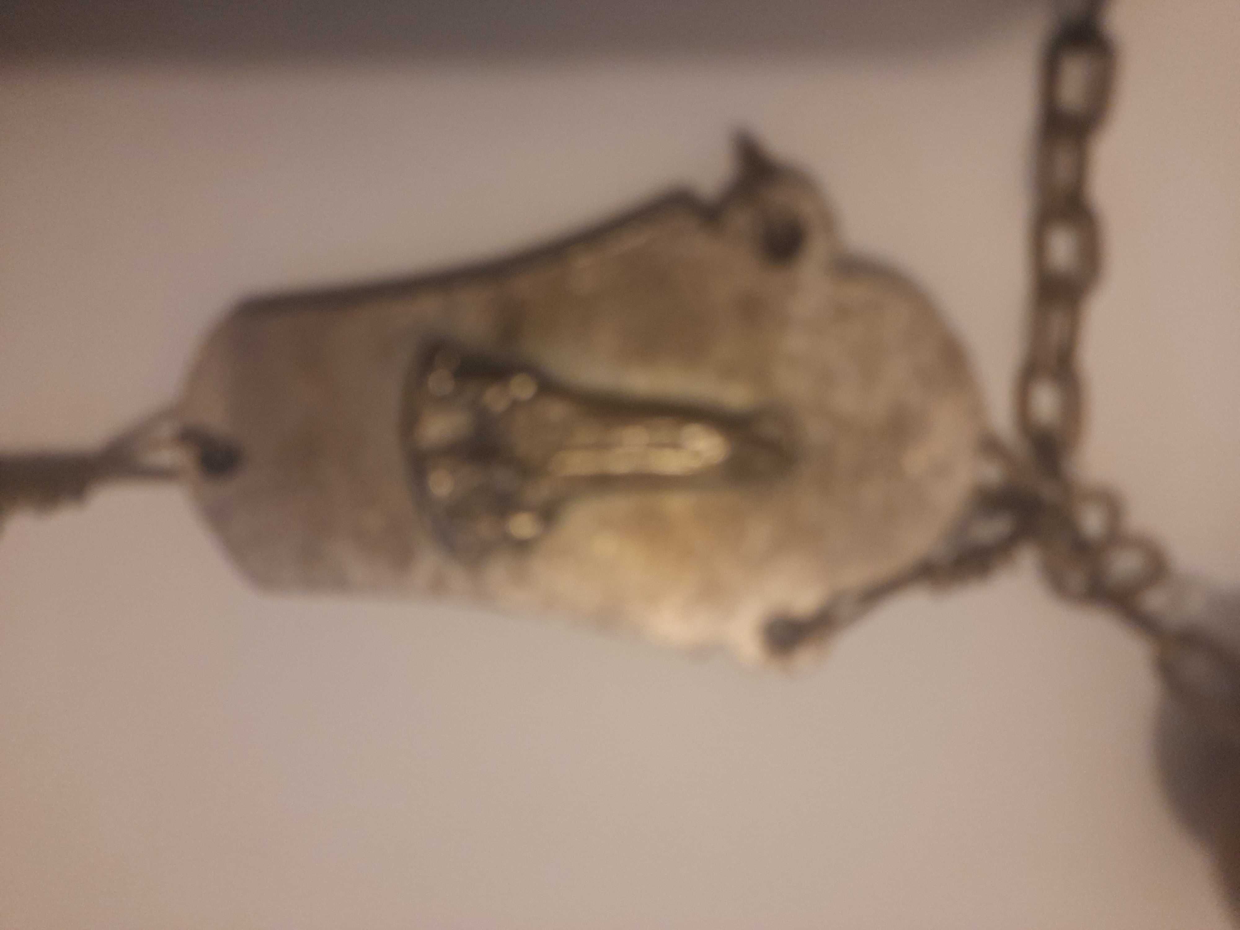 Terço Grande Decorativo de Nossa Senhora de Fátima ( M.  Antigo )