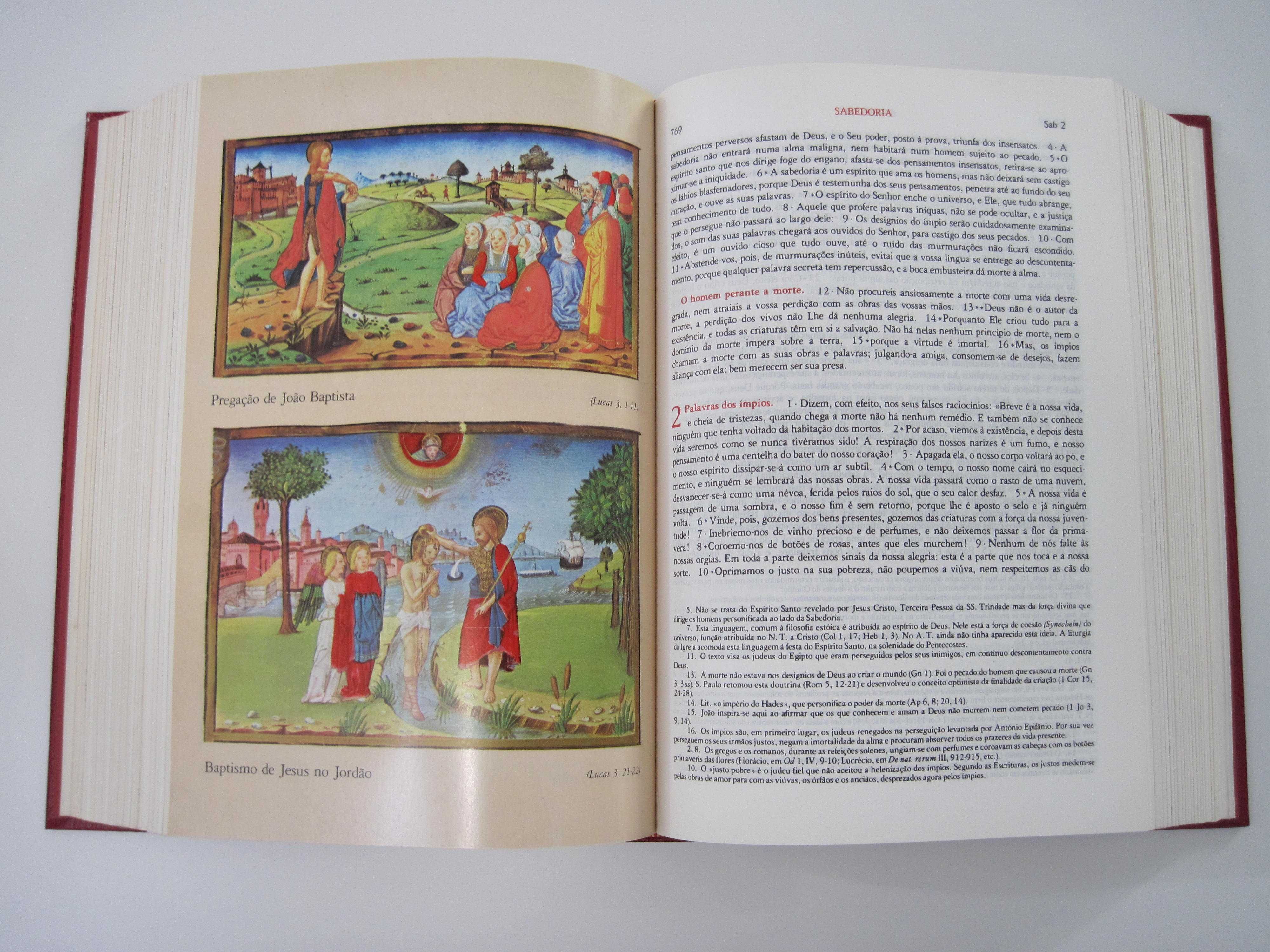 Bíblia Sagrada Ilustrada - edição comemorativa visita João Paulo II.