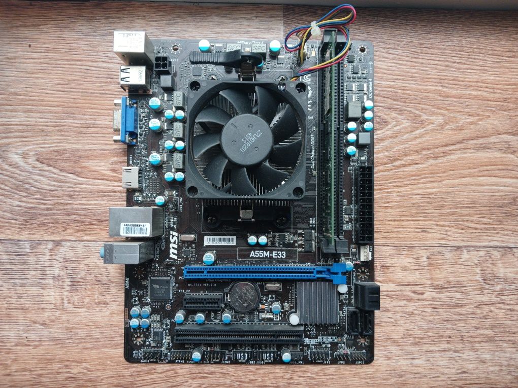 ПК-набір | AMD + SSD + MSI A55M-E33 |