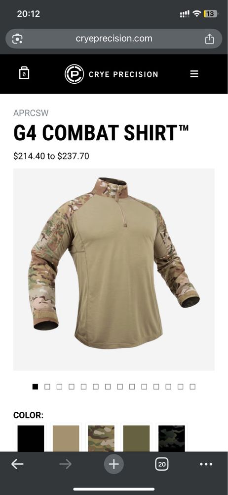 Новий убакс “crye precision”  розмір m/l