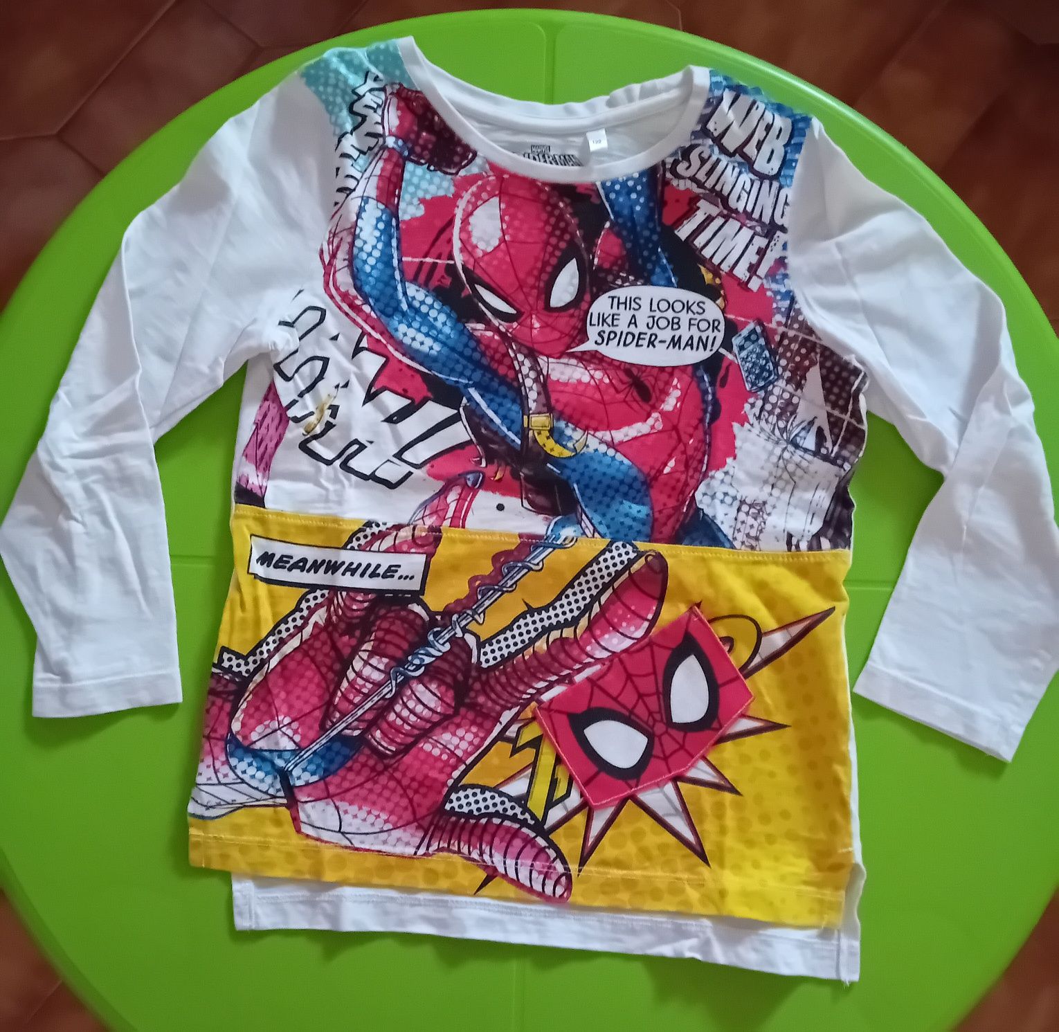 Camisola Spiderman 7anos