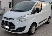 Ford Transit Custom L1 H1  bezwypadkowy, 1 właściciel, salon PL, udokumentowany przebieg 63.000km