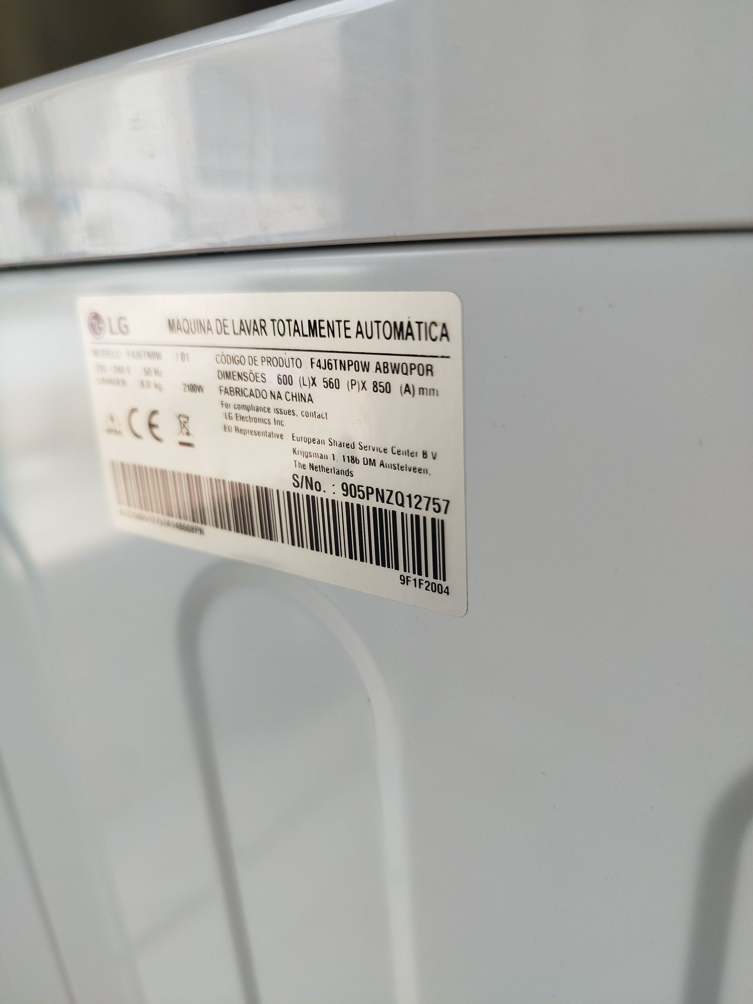 Máquina Lava roupa LG