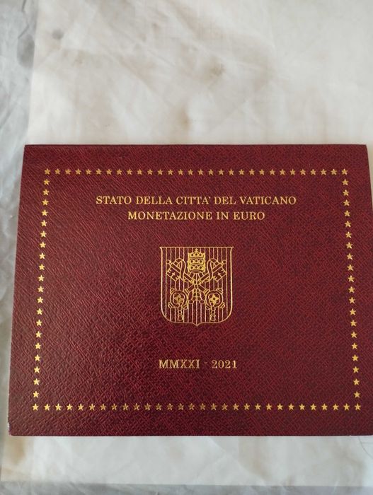 Carteira BU Vaticano euro 2021 (8 moedas)