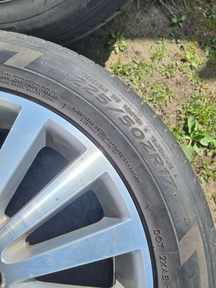 Alufelgi 5x110 17 cali Alfa Romeo TOORA