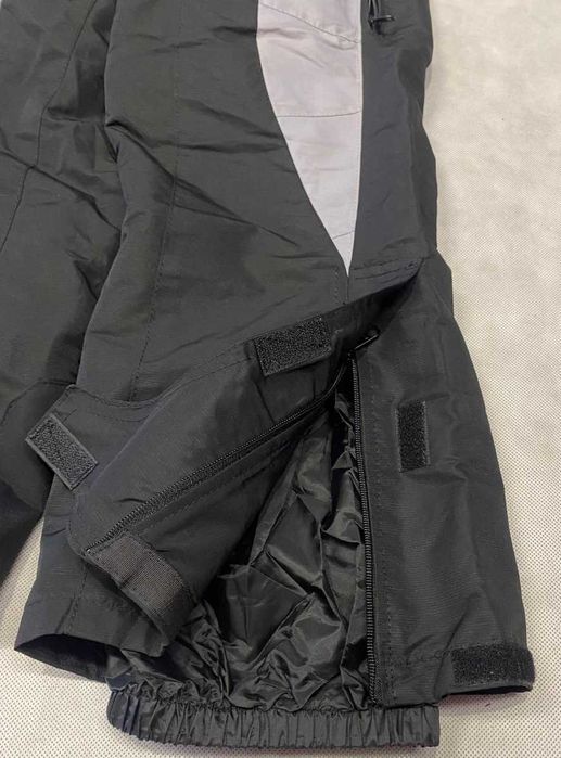 Spodnie narciarskie Czarny+ białe wstawki roz. M-176cm.