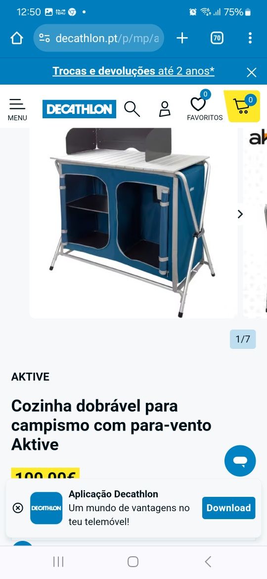 Vendo cozinha desdobrável