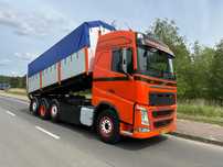 Volvo FH 500 8X2 WYWROTKA DO ZBOZA Z POMPA SAMOZALADOWCZA