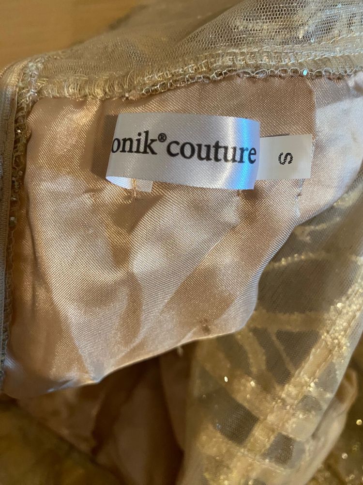 Vestido de Cerimónia Dourado - S