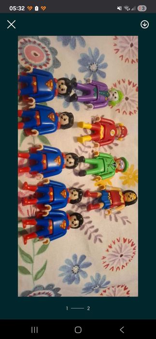 Kinder Joy playmobil DC troca