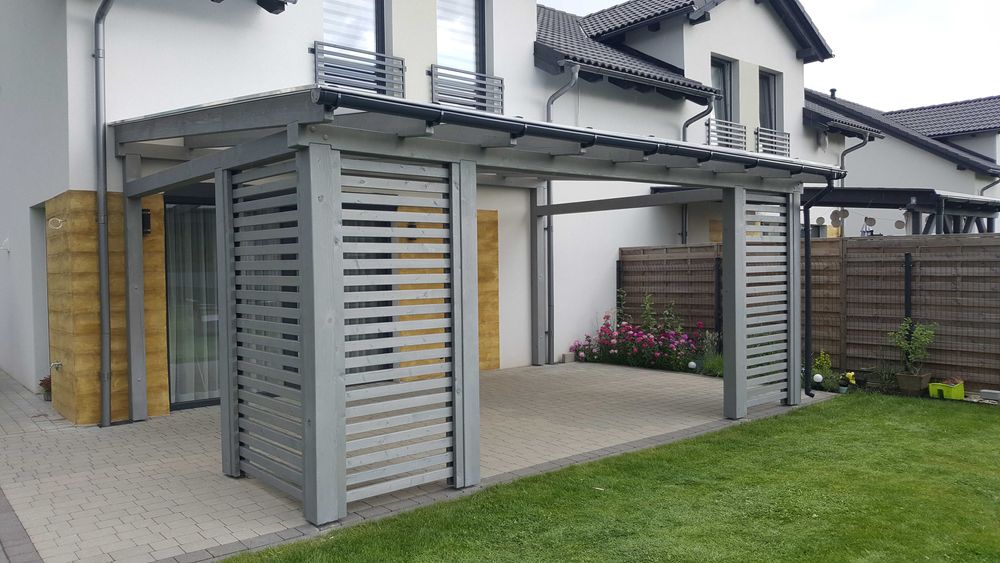 Zadaszenie tarasu, wiata postojowa, konstrukcja , pergola