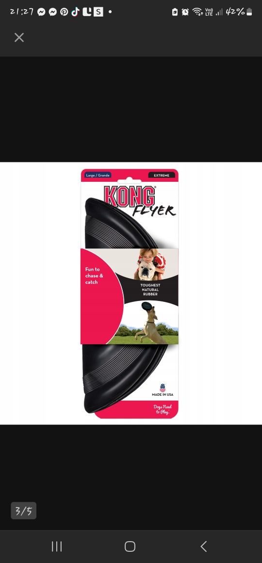 Frisbee dla psa KONG Extreme Flyer