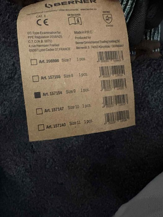 Rękawice BERNER flexus cut D rozmiar 9