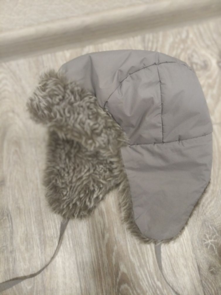 Зимняя шапка серая Lenne 54 см