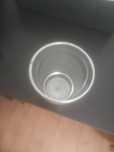 Vaso de planta prateado