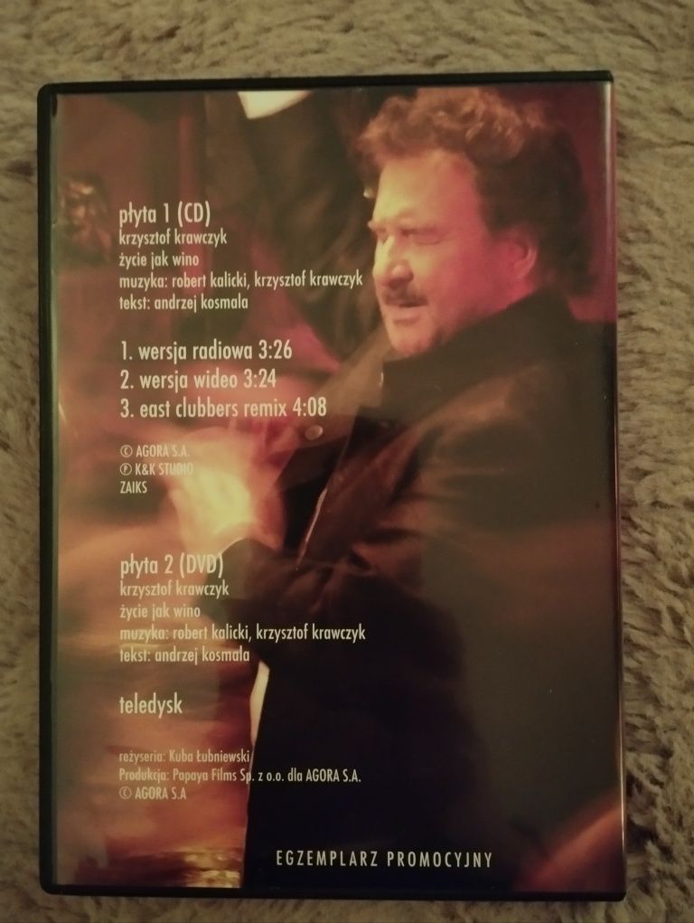 Krzysztof Krawczyk Życie jak wino CD i DVD