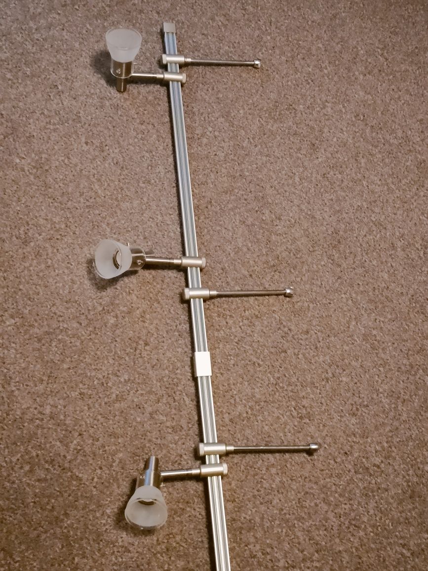 Żyrandol na 4 halogeny - 138 cm
