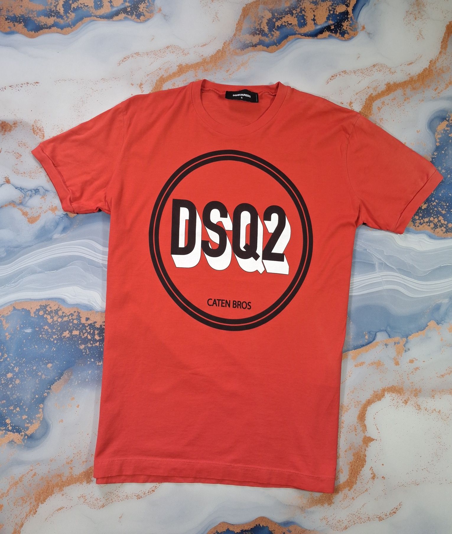 Футболка Dsquared2 2 Caten Bros мужская красная