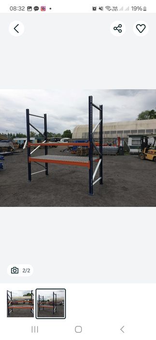 Regały paletowe regał paletowy regały magazynowe  skup sprzedaż