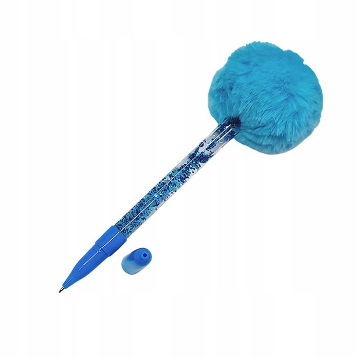 Cienkopis Długopis Z Pomponikiem Puszek