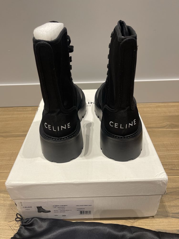 Женские ботинки селин Celine черные наличие