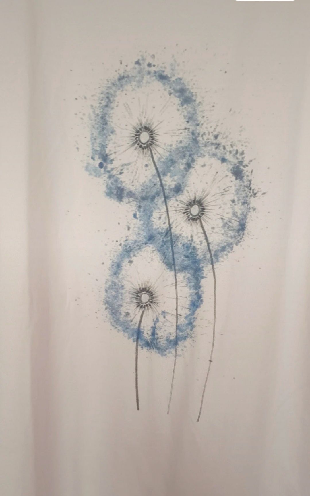 Klasyczny T-shirt z dmuchawcami r.XL