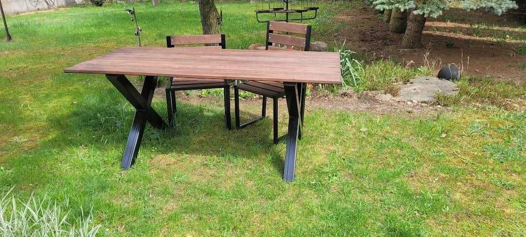 Stół ogrodowy - ręcznie robiony
