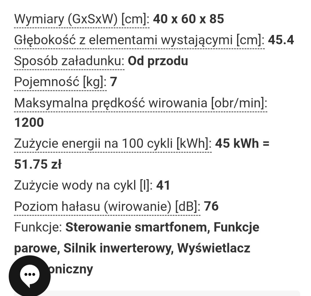 Sprzedam pralkę Candy