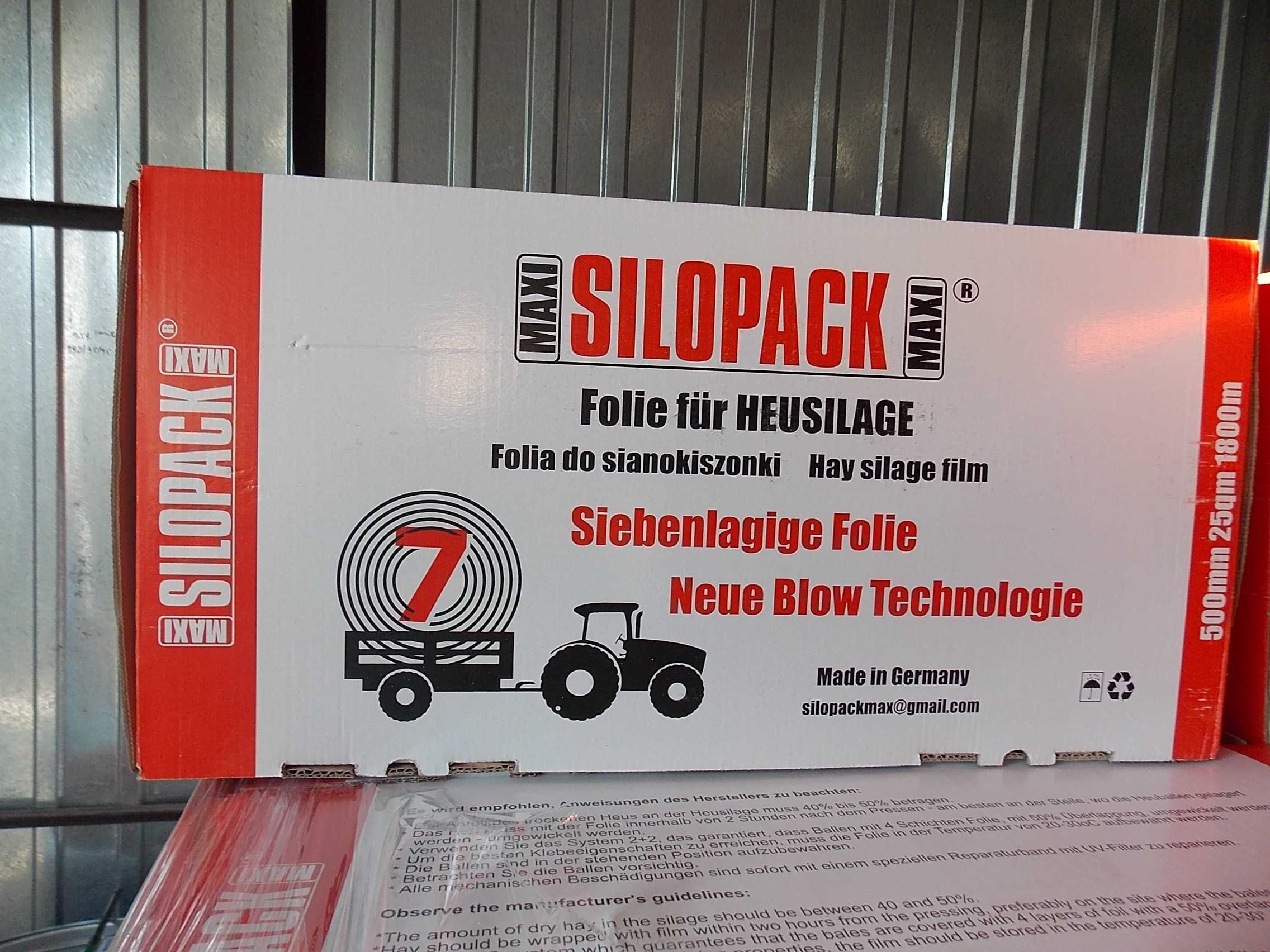folia do sianokiszonki 500,750  silopackmaxax Niemiecka 7 warstwowa