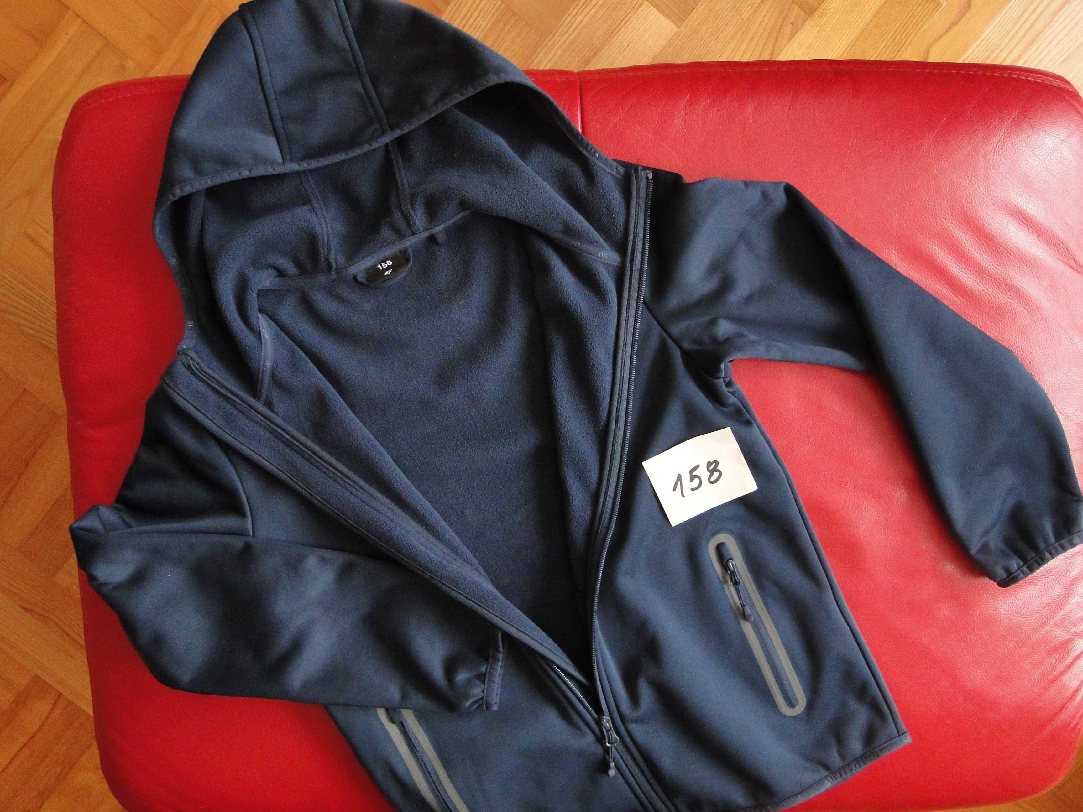 Bluza chłopięca 4F przejściowa, oddychająca, nieprzemakalna