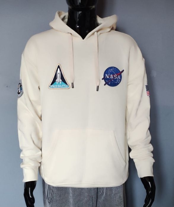 Balenciaga  X Nasa Bawełniana bluza z kapturem