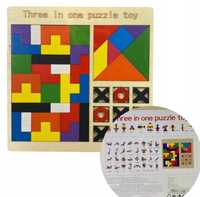 Tetris układanka 3w1