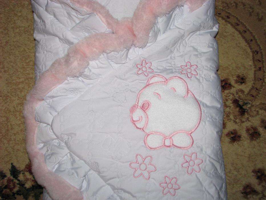 Конверт-одеяло 2-ка "Мишка" ТМ "Маленьке Сонечко" (конверт на выписку)