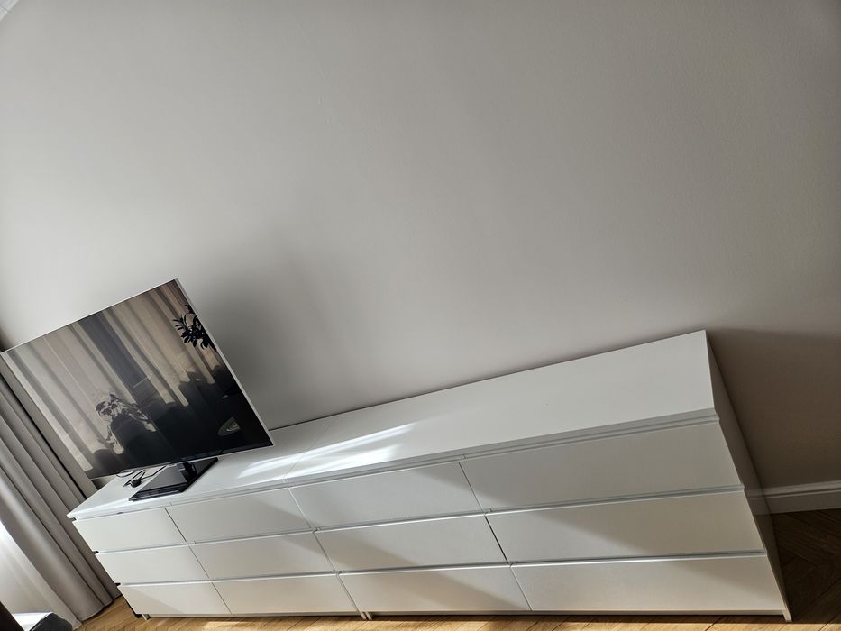Komoda Ikea Malm biała 6 szuflad (2 sztuki)