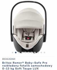 Fotelik dziecięcy samochodowy Britax Romer Baby Safe Pro