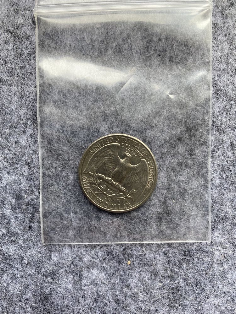 Liberty Quarter Dollar 1984 (перевертыш)