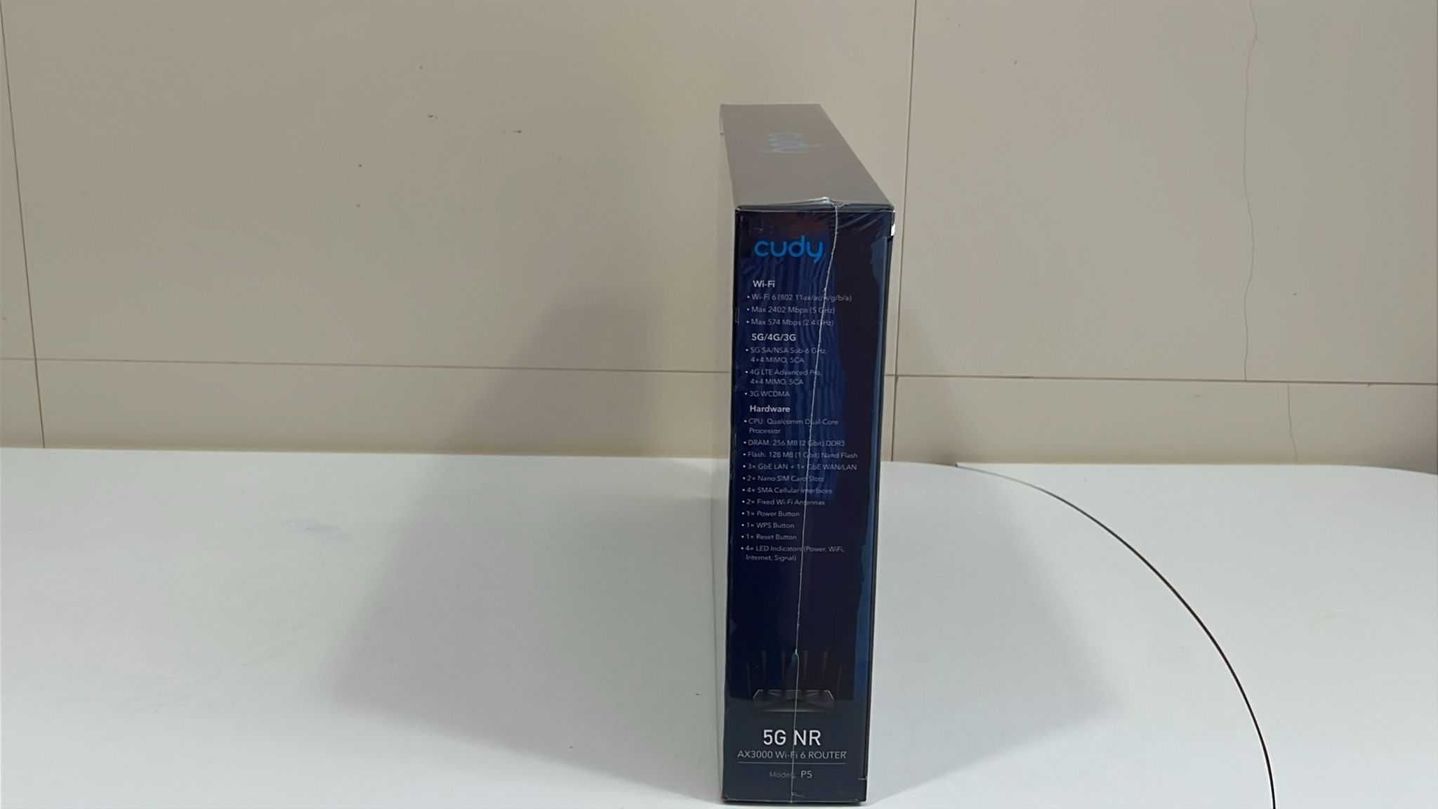 Router Wi-Fi 6 Cudy 5G NR WR3000 (AX3000)  - Novo, selado