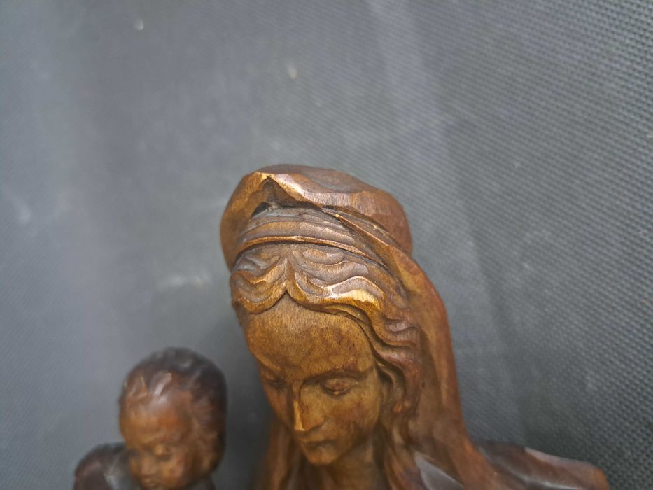Matka Boska z Dzieciątkiem, Madonna, wisząca rzeźba, wys. 48 cm
