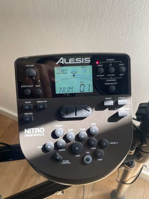 Bateria elétrica Alesis Nitro Drum Mesh Kit