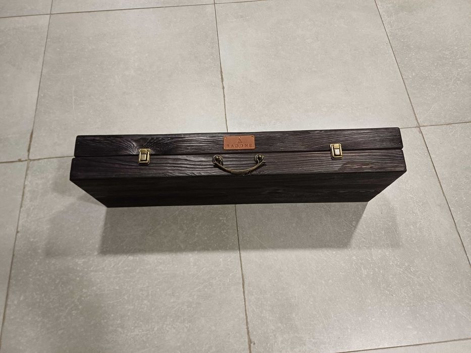 Набір для шашликів в дерев"яному кейсі