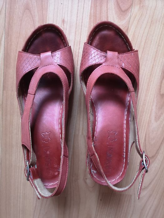Za 2 pary .różowe skóra  Lasocki na koturnie z korka i Dorothy Perkins