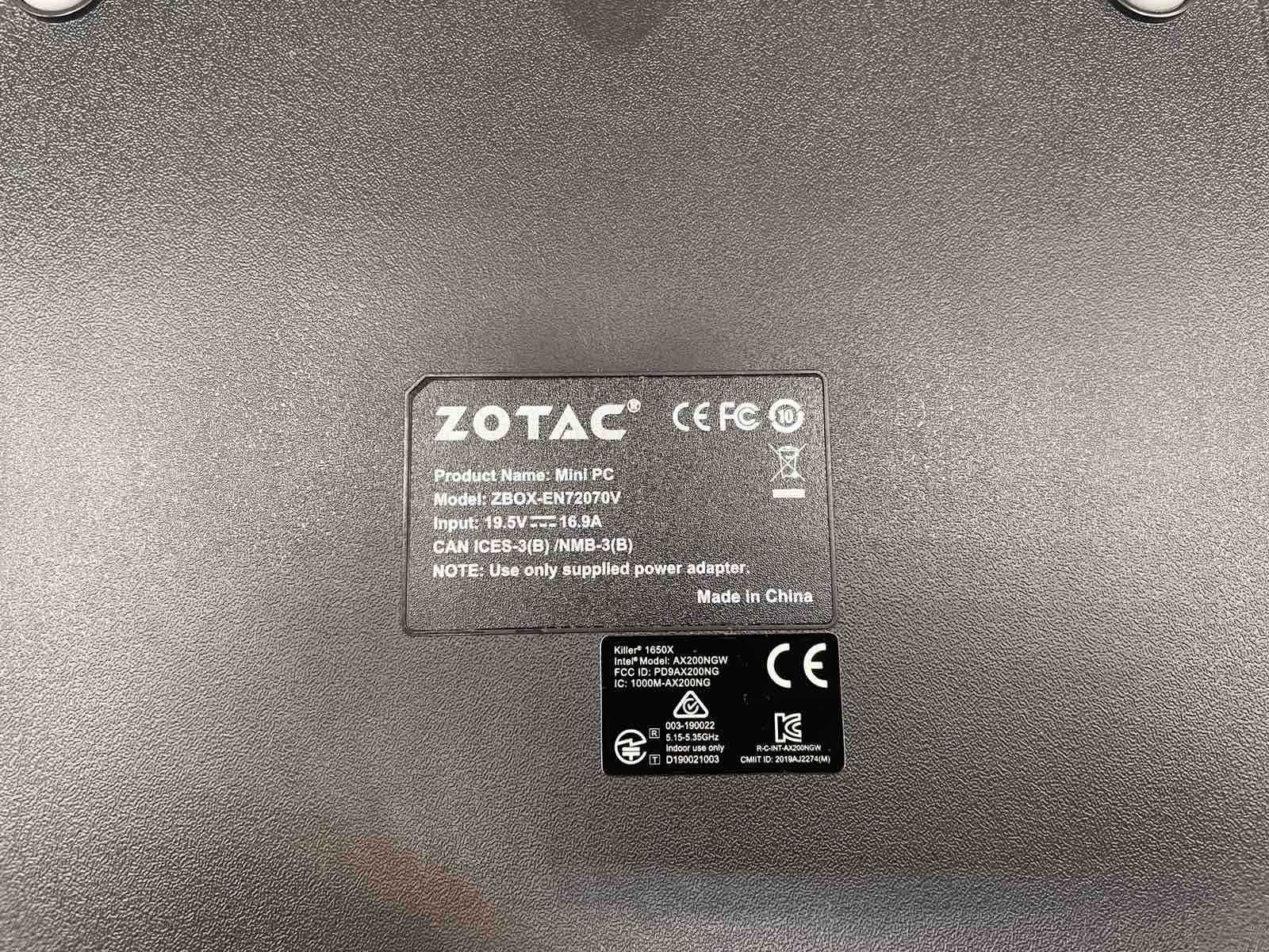 Komputer ZBOX i5 10th RTX 2060 6GB Ram 24/ M.2 1 Tb. Do gier